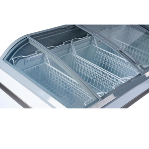 Congelador comercial tipo isla de 65 pulgadas de gran capacidad, ahorrador de energía, con ruedas para tiendas minoristas y supermercados. - Product Image 6