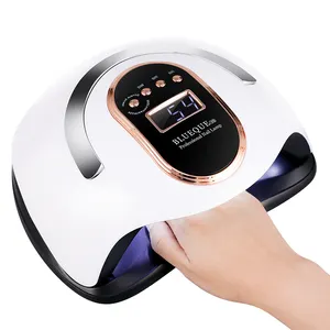 UV LED Nail Lamp 168W Fast Dryer Nail Curing Lamps for Home & Salon UV Nail Dryer for Gel Polish with Automatic Sensor