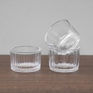Custom Massage Mini <strong>Candle</strong> Jars <strong>Glass</strong> Round Empty Wide Mouth Clear <strong>Candle</strong> Containers With Box - Product Image 2