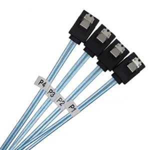 4包SATA III数据电缆40厘米蓝色4 SATA 3 6 Gb/s 7引脚