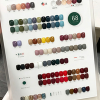 ZRKGEL Fournisseur d'usine professionnel, vente en gros, collection de vernis à ongles en gel de qualité salon, 68 couleurs, haute pigmentation, sans cruauté animale