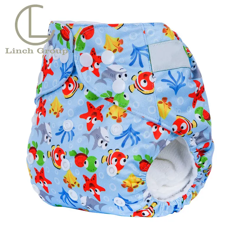 LC-DD0034 Unisex Doek Luier Klaar Om Luiers Te Verzenden Herbruikbare Wasbare Doek Katoenen Baby Bedrukt Volwassen Luier Linch