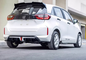 Runze for Fit 2021-2023 Front Lip Rear Lip Side Skirts ABS Plastic Bumper Bodykit Auto Parts Diffuser Black Upgrade - Product Image 5