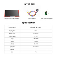 NX1060P101-011C-I NX1060P101-011R-I NEXTION Intelligentes HMI Hochauflösendes Smart LCD TFT Kapazitives/Resistives Touchpanel 10,1 Zoll