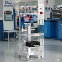 Chariot d'urgence multifonctionnel en aluminium aéronautique pour hôpitaux, cliniques et cabinets dentaires – Léger et durable