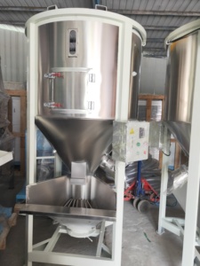 Mezcladora de cinta de alta velocidad MItex automática de acero inoxidable de 1000 kg para masterbatch de color, 4KW/5.5HP, 380V, trifásica, 50Hz, para materia prima plástica - Product Image 3