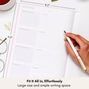 Agende Personalizzate Non Datate per Insegnanti, Quaderni di Valutazione, Pianificatori di Lezioni e Organizzatori Giornalieri per Insegnanti, Forniture per Aula e Regali di Apprezzamento - Product Image 4