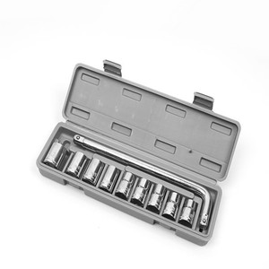 Ensemble de clés à douille de réparation automobile à vente chaude, 10 pièces, mini boîte à outils d'<span class=keywords><strong>urgence</strong></span> - Product Image 1