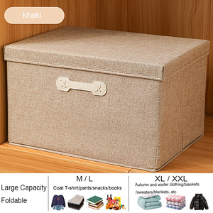 Có Thể Gập Lại Vải Lưu Trữ Hộp Thùng Đóng Mở Tủ Quần Áo Tổ Chức Cuốn Sách Đồ Chơi Lưu Trữ Hộp Tủ Quần Áo Quần Áo Tổ Chức Với Tùy Chỉnh - Product Image 3
