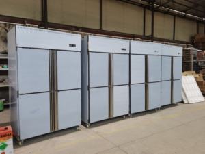 Réfrigérateur de cuisine <span class=keywords><strong>professionnel</strong></span> en acier inoxydable, congélateur vertical à 4 <span class=keywords><strong>portes</strong></span> - Product Image 3