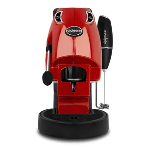 Cafetera Didiesse Roja de Diseño Compacto con Espumador de Leche para Preparar Café y Té - Product Image 1
