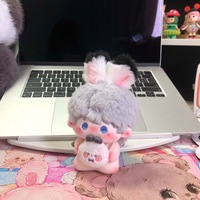 10CM Aşk ve Derin Uzay Pamuklu Bebekler Xavier Zayne Sylus Mini Figür Peluş Anahtarlık Kawaii Anime Bebek Kolye Sevimli Oyuncak Hediyeler