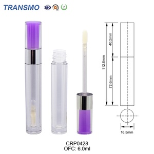 Rouge à lèvres liquide écologique, correcteur, contenant rond, pinceau personnalisé, tubes de gloss à lèvres, mascara, marque privée - Product Image 1