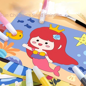 Nuevo Set de Juguetes Educativos de Pintura con Arena de Papel Hechos a Mano para Niños, Caja de Colores para Bebés de Jardín de Infancia, Venta al por Mayor en China - Product Image 2