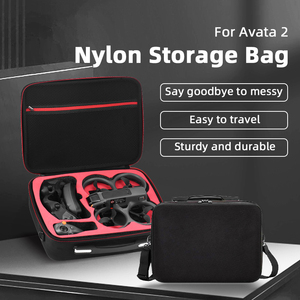 Estuche portátil con asa con cremallera de espuma Drone caja dura de transporte para Dji Avata <span class=keywords><strong>2</strong></span> accesorios organizador bolsa de malla impermeable - Product Image 2
