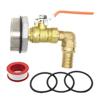 Robinet de décharge pour fût d'huile de 200 L, robinet distributeur pour fût de 55 gallons, robinet à large ouverture de 2 pouces, raccord de tuyau, verseur 20 25 32 mm