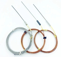 Sensor Suhu Yezon 3-Kawat 4-Kawat PT100/PT1000 RTD Tipe K S B E J T Wre Cu50 Termokopel OEM Dapat Disesuaikan