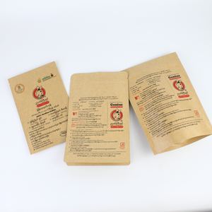 Sacs refermables en papier kraft brun recyclables, anti-odeur, thermoscellables, pour l'emballage alimentaire de biscuits, bonbons et gâteaux - Product Image 5