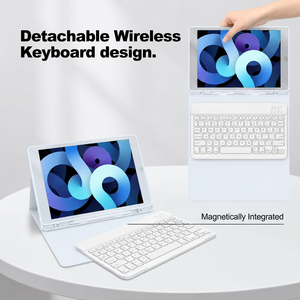 Étui Clavier Magnétique Flottant Sans Fil pour <span class=keywords><strong>iPad</strong></span> Pro 11 Pouces 1/<span class=keywords><strong>2</strong></span>/3/4/5/6ème Génération <span class=keywords><strong>Air</strong></span> 4/5/6 avec Rétroéclairage RGB et Pavé Tactile 7 Touches en PU - Product Image 5