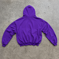 Hoodie imprimé numérique effet délavé personnalisé, coupe ample et courte, style streetwear, fabricant OEM, vente en gros de sweats à capuche oversize