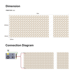 แผ่นไฟ LED ม้วน 10 เมตร ปรับความสว่างได้ สำหรับไฟส่องหลังตู้ครัว - Product Image 5