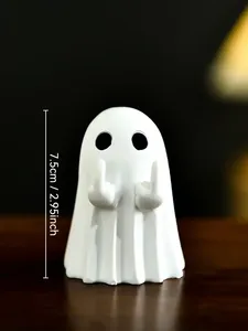 Figurine fantôme amusante Gzyuyou 2026, film, anime, Halloween, petit fantôme mignon, cadeau effrayant pour les fêtes, ornement décoratif en PVC, jouet cadeau - Product Image 3