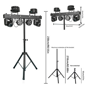 High Quality Gig <strong>Bar</strong> 2X30W Moving Head +6X8W Par <strong>Light</strong> +2X10W RGBW Butterfly <strong>Light</strong> Strobe Spot Stage <strong>Bar</strong> <strong>Light</strong> for DJ Disco KTV - Product Image 5