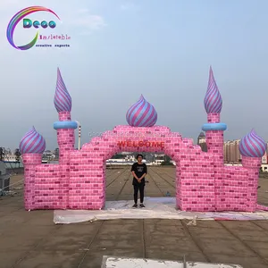 Customized hot sale inflatable castle arch