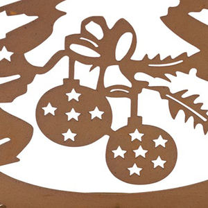 Décorations extérieures en acier corten de décoration de jardin animal de Noël pour intérieur et extérieur - Product Image 3