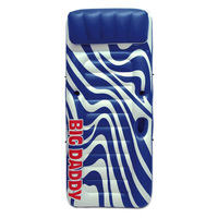 Vente en gros usine : Grand matelas gonflable géant pour piscine, chaise longue aquatique extra large pour adulte avec appui-tête, lit flottant