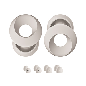 Tapones de silicona silenciosos y personalizables con logo, 4 tamaños, para tiro, natación, protección auditiva, sueño, con función plegable incluida - Product Image 2