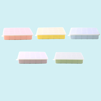 Bac à glaçons en silicone avec couvercle, moule à glaçons flexible pour faire de la glace à la maison, machine à glaçons réutilisable pour congélateur
