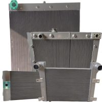 Radiateur d'huile Zoomlion 155E-10 à ailettes en aluminium/cuivre de qualité supérieure, performance stable, pièces de machines de construction, chargeuse sur pneus, excavatrice