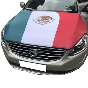 2024 дешевые, Лидер продаж, спандекс, печать логотипа на заказ, сублимационная рекламная кампания, Мексика, Национальный автомобильный капот, флаг - Product Image 2
