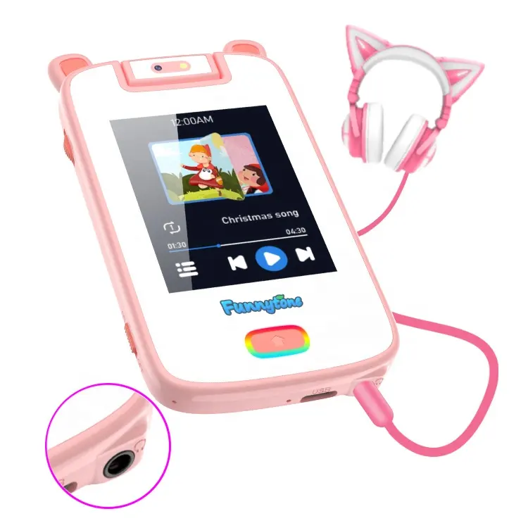 CT-P13A Kinderen Spelen Telefoon 4 Muziek 15 Verhaal Kids Smart Phone 2.8 Inch Touch Panel Speelgoed Mobiele Telefoon Voor Meisjes Geschenken