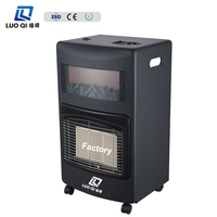 Chauffage radiant au propane abordable LUOQI, directement de l'usine, avec flamme simulée, chauffage mobile au gaz pour la maison, chauffage d'intérieur
