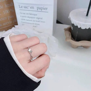 S925 Sterling Silver Butterfly <b>Ring</b> <b>Open</b> Design For Women Gift Jewelry - Product Image 2