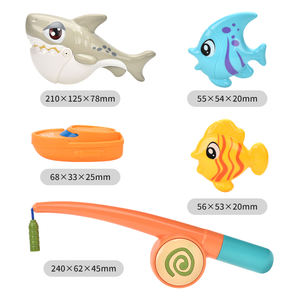 Juego de agua para <span class=keywords><strong>playa</strong></span>, baño de bebé, juguetes de pesca, <span class=keywords><strong>bañera</strong></span> divertida, novedad, juego de baño de tiburón de mano, juguete para niños - Product Image 6