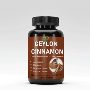 Cápsulas de Extracto de Canela Ceilonesa 500mg OEM/ODM, Suplemento de Canela Ceilonesa - Product Image 1