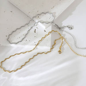 Collar personalizado de acero inoxidable 316L, chapado en oro PVD de 14K/18K, joyería fina, gargantilla de moda para mujer. - Product Image 4