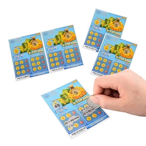 Lottery Scratch and Win Card Lottery Scratch Off Ticket Printing Custom Scratch Off Cards Maker - Product Image 1