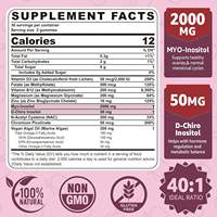 Gummies OEM Myo & D-Chiro Inositol : Équilibre Hormonal Avancé pour le Soutien des Ovaires, la Fertilité et des Cycles Réguliers