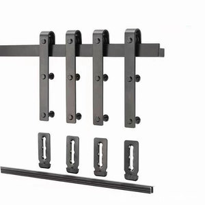 Sistema de rieles de aleación de aluminio para puertas de gabinetes, diseño industrial, instalación duradera con tornillos - Product Image 2