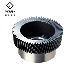 Gear hobbing cutter supplier for calathiform/bowl-type helical tooth gear skiving cutter with R