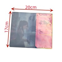 Portefeuille de passeport en vinyle souple personnalisé, Porte-ordonnance en plastique, Portefeuille de prescription pliable en PVC