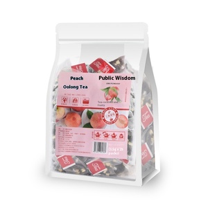 Thé Oolong à la pêche, sachet de thé individuel savoureux, combinaison de thés aromatisés sains et certifiés - Product Image 6