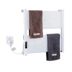 Porte-serviettes thermostatique prérempli Porte-serviettes chauffant électrique à écran <span class=keywords><strong>plat</strong></span> pour salle de bain - Product Image 6