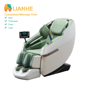 Silla de Masaje 4D de Lujo OEM ODM, Eléctrica, Inteligente con IA, Automática, Estiramiento Tailandés, Riel SL, Gravedad Cero, Shiatsu, para Uso Doméstico - Product Image 1