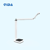 Báscula ultrasónica de altura, peso e IMC, pantalla LCD segmentada de 5 pulgadas, diseño plegable, adecuada para exámenes de salud