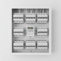 Prise Intelligente CNFLY 30A 220V Blanche en ABS avec Contrôle Horaires par Micro-ordinateur IP65 pour Équipement Industriel et Contrôle Automatisé KG316T